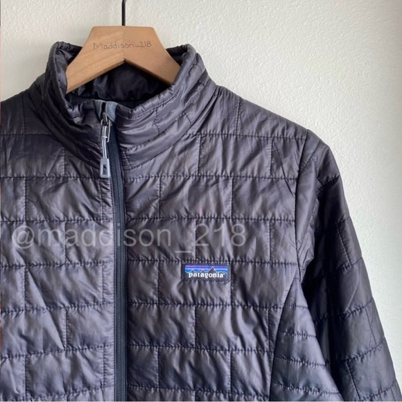 Patagonia Nano Puff Jacket Medium Black Windproof Water Resistant M - Picture 5 of 11